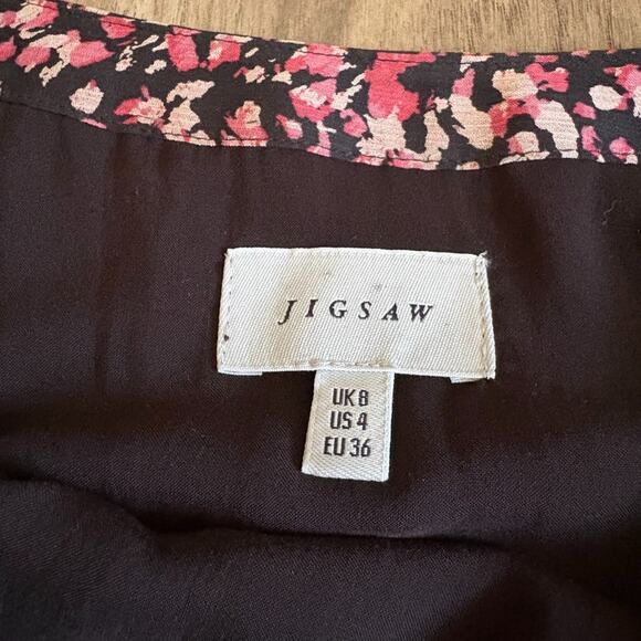 Jigsaw UK Floral Skirt & Tops Lot Set Outfit Women's Size US4 UK8 Tops Size S/XS - Picture 4 of 16
